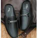 Azzaro Black Men Black Textured Loafers